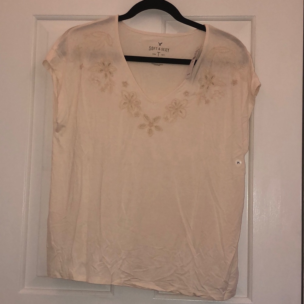 WHITE AE SOFT AND SEXY SHIRT